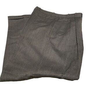 Greg Leters size 36 x 30 excellent like  new pleated dress pants with cuffs